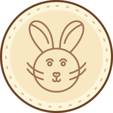 hayvan simgesi işaret vektör illüstrasyonu