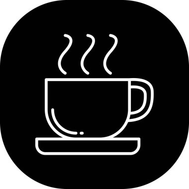 Kahve fincanı. Basit tasarım