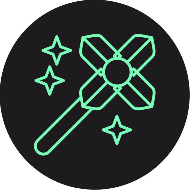 çizgi yay ok simgesi beyaz arkaplanda izole edildi. Renkli taslak konsepti. vektör