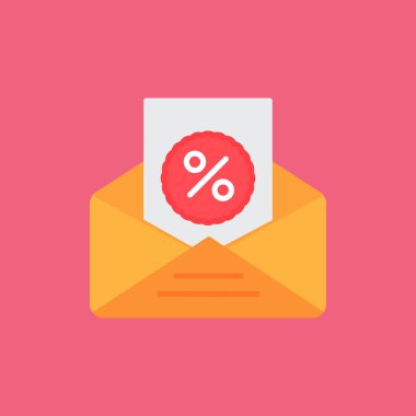 Vektörde indirim simgesi. Logotype