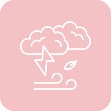 Bulut simgesi vektör illüstrasyonu