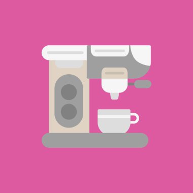 kahve makinesi vektör simgesi