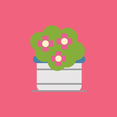 bitki simgesi vektör illüstrasyonu