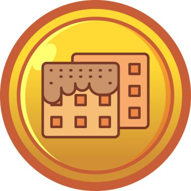 Pastane simgesi, basit biçim