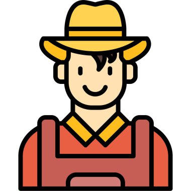 Çiftçi çiftçi ikonu