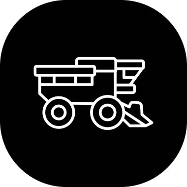 Çiftlik simgesinin vektör illüstrasyonu