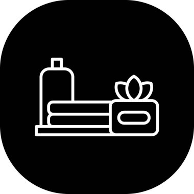 spa ve sağIık vektör resimleme simgesi