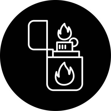 Gaz vektör simge tasarlamak