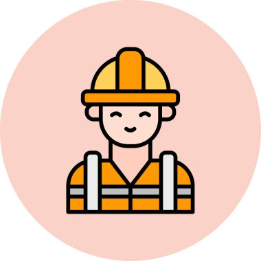 inşaat simgesi vektör illüstrasyonu