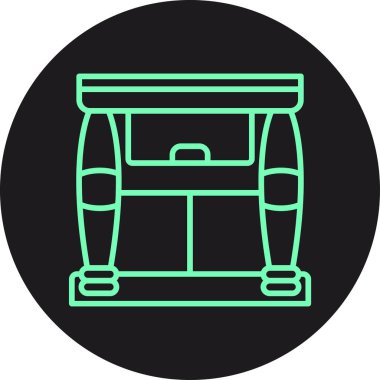 sandalye simgesi çizimi