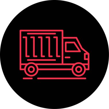 Teslimat van vektör çizim