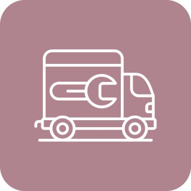 bus simgesi vektör illüstrasyonu