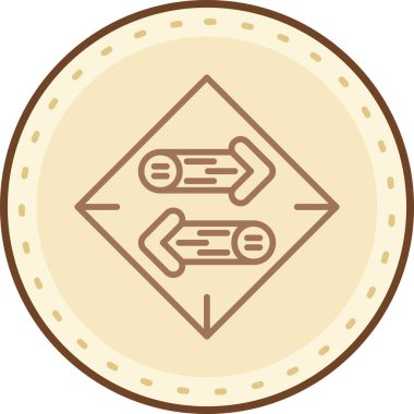 Sikke Simgesi vektör illüstrasyonu