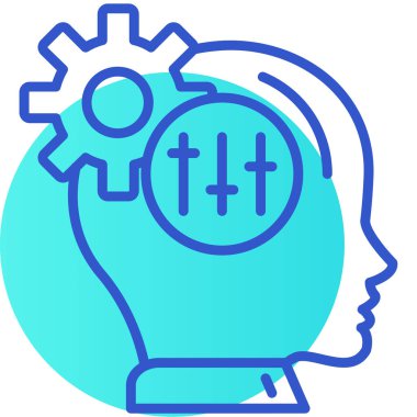 fikir simgesi, vektör illüstrasyonu