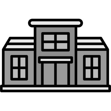 Ev inşa simgesi, anahat stili