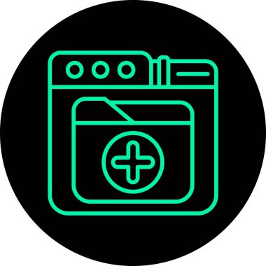 çamaşır makinesi ikon vektör çizimi