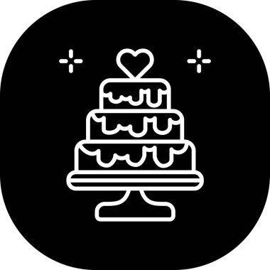 Pasta web simgesi, vektör çizim