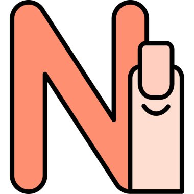 alfabe harfi v simgesi