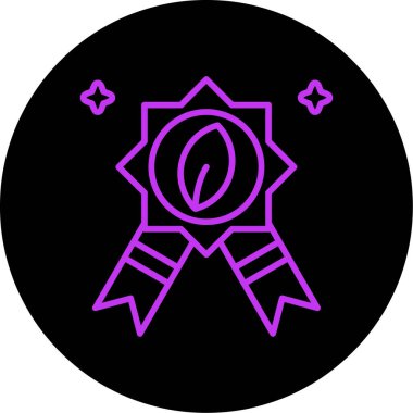 Rozet sembolü vektör tasarımı