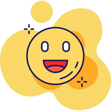 Emoji. Web simgesi basit tasarım