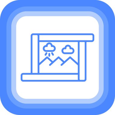 web simgesi, bulut vektör illüstrasyon