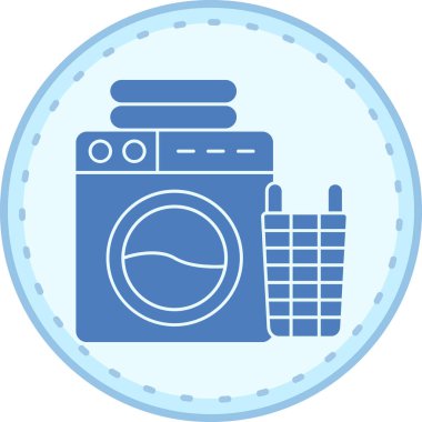 Makine simgesinin vektör illüstrasyonu