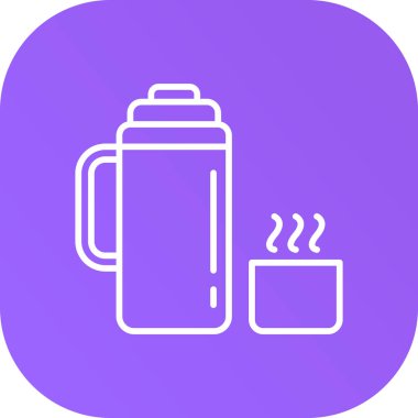 Eşsiz sıcak vektör simgesi