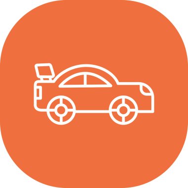 araba vektör simgesi modern illüstrasyon