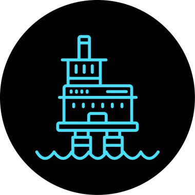 Gemi. Web simgesi basit illüstrasyon