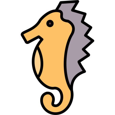 Çizgi film kuş simgesinin vektör çizimi