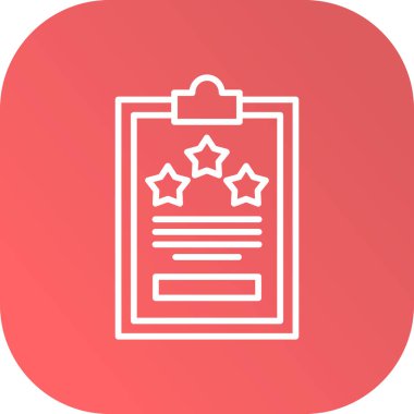 Bir yıldız simgesinin vektör illüstrasyonu