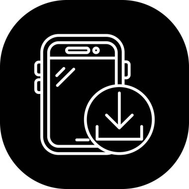 Vektör Mobil simge illüstrasyonu