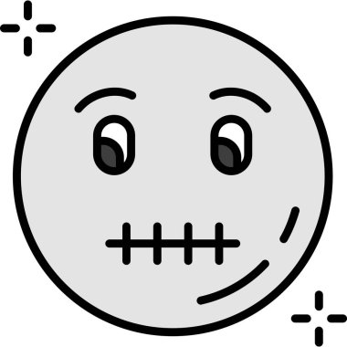 emoji. Web simgesi basit illüstrasyon