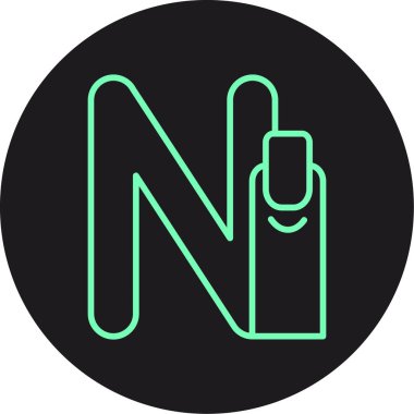 Modern b 'nin vektör illüstrasyonu eksik simgesi