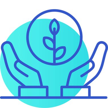 Çiçek. Web simgesi basit illüstrasyon