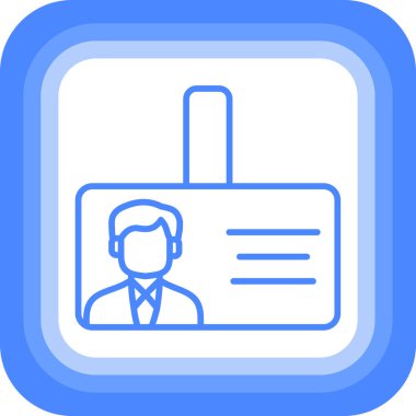 Bir insan simgesinin vektör illüstrasyonu