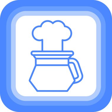 Şef simge vektör illüstrasyonu