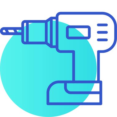 Elektrik dolgu simgesinin vektör illüstrasyonu