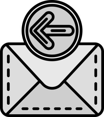 zarf e- posta simgesi ana hat biçiminde