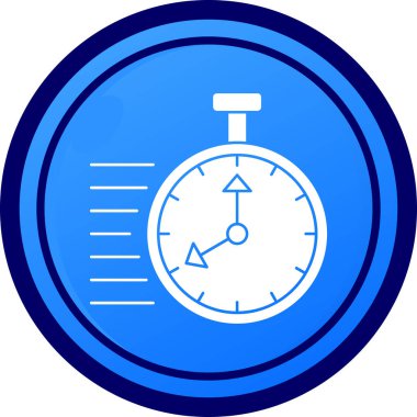 Kronometre simgesi. Basit resimleme