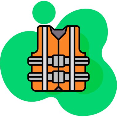 Çizgi film simgesinin vektör çizimi