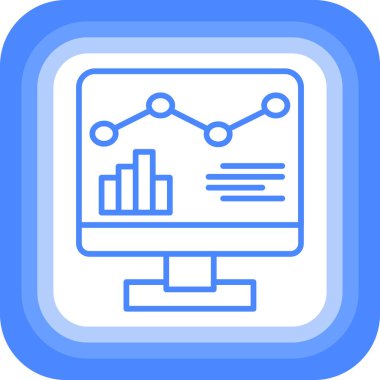 analiz simgesi, vektör illüstrasyonu
