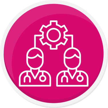 İnsanların vektör çizimi ve takım çalışması simgeleri