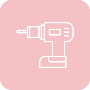 Tornavida. Web simgesi basit tasarım