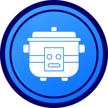 Robot simgesinin vektör illüstrasyonu