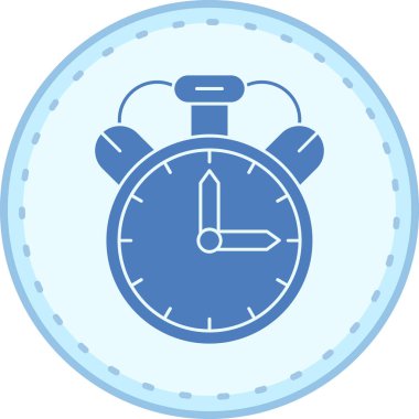 vektör Saat simgesi sembolü