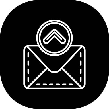 Yukarı Ok simgesi, vektör illüstrasyonu basit tasarım