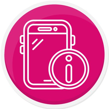 akıllı saat simge vektör illüstrasyonu