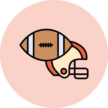 futbol ikonu vektör illüstrasyonu