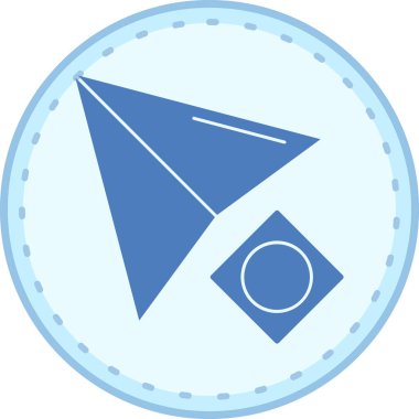 pusula simgesi, vektör illüstrasyon tasarımı